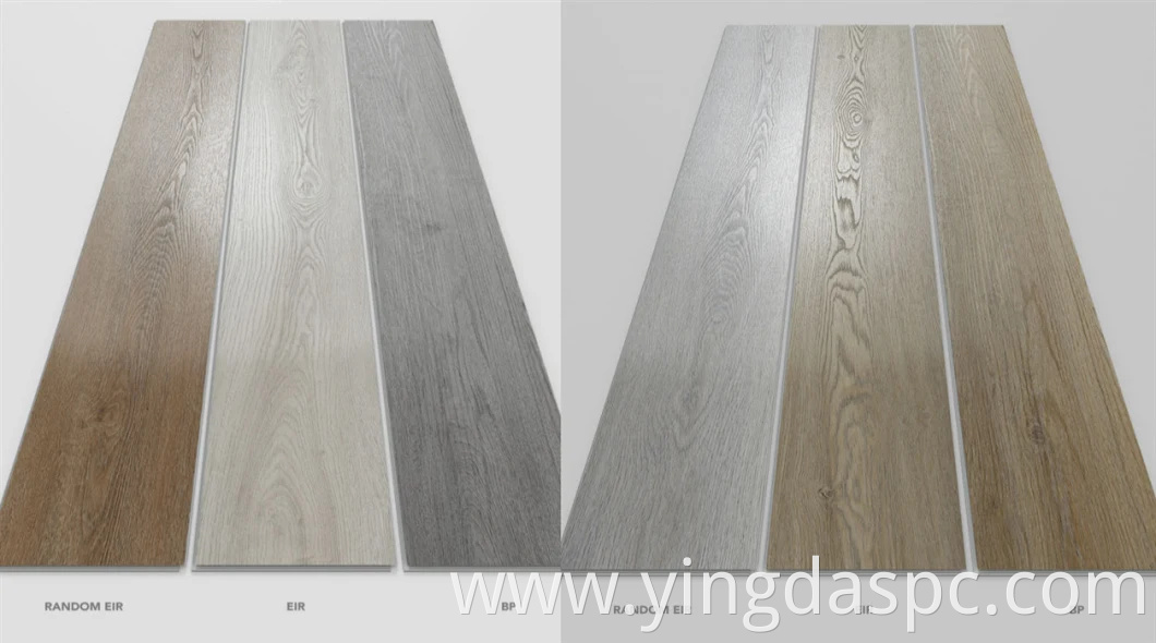 Wood PVC Tiles Spc Flooring Plastic Flooring Engineered Flooring